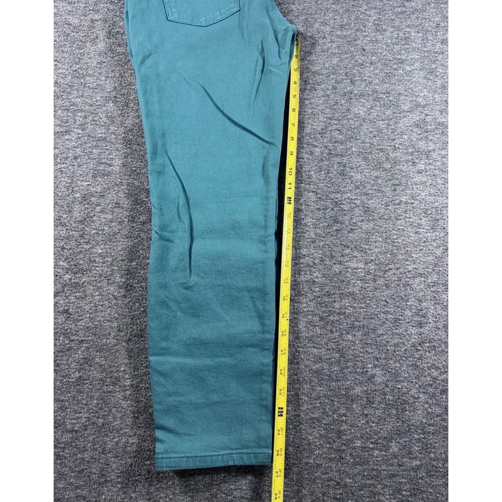 Fossil Vintage Pencil Jeans Womens 29 Pine Green Slim Tapered Denim Pants - Picture 4 of 9